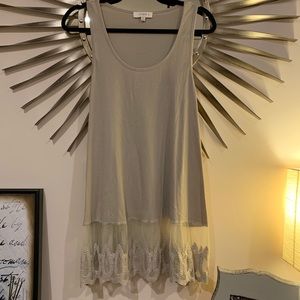 Umgee Tank Top- Tan/Cream XL